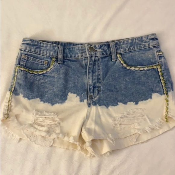 Free People Pants - Free People distressed denim shorts